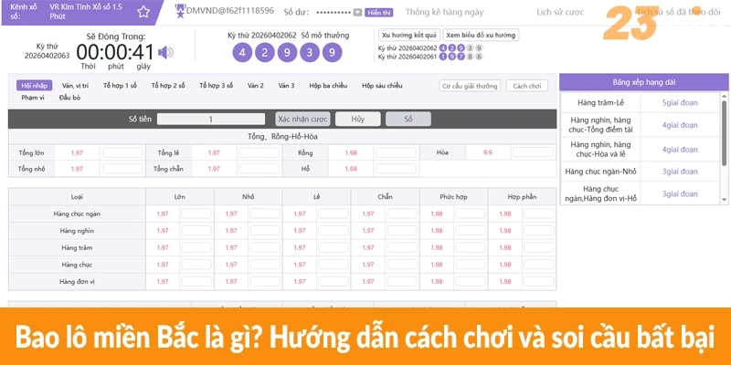 Bao lô miền Bắc là gì? Hướng dẫn cách chơi và soi cầu bất bại