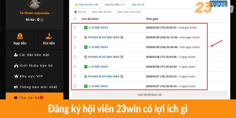 Đăng ký hội viên 23win có lợi ích gì? Đăng ký hội viên 23win có lợi ích gì?