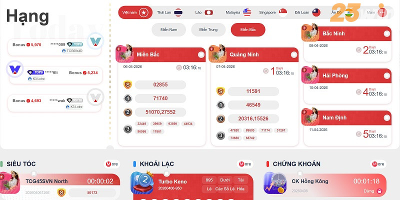 Lô xiên Jackpot 23win: Thiên đường săn thưởng uy tín