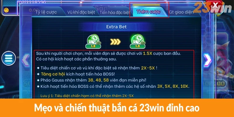 Mẹo và chiến thuật bắn cá 23win đỉnh cao Mẹo và chiến thuật bắn cá 23win đỉnh cao